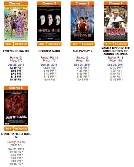 ayala bacolod cinema schedule tomorrow